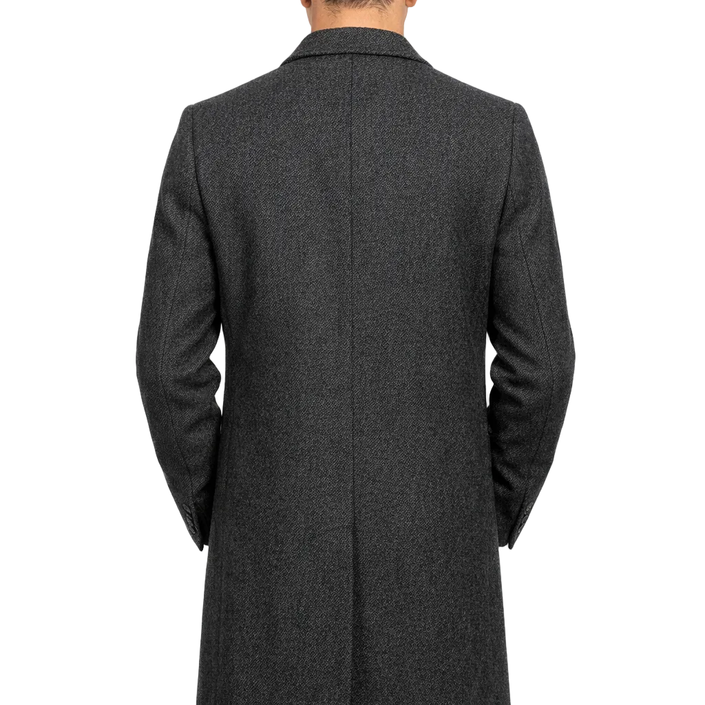 Men's Wool Overcoat Long Winter Warm Classic