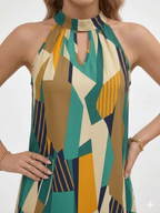 Women's Breathable Sleeveless Summer Dress Relaxed Fit