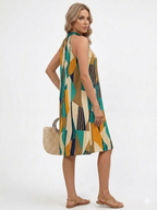 Women's Breathable Sleeveless Summer Dress Relaxed Fit