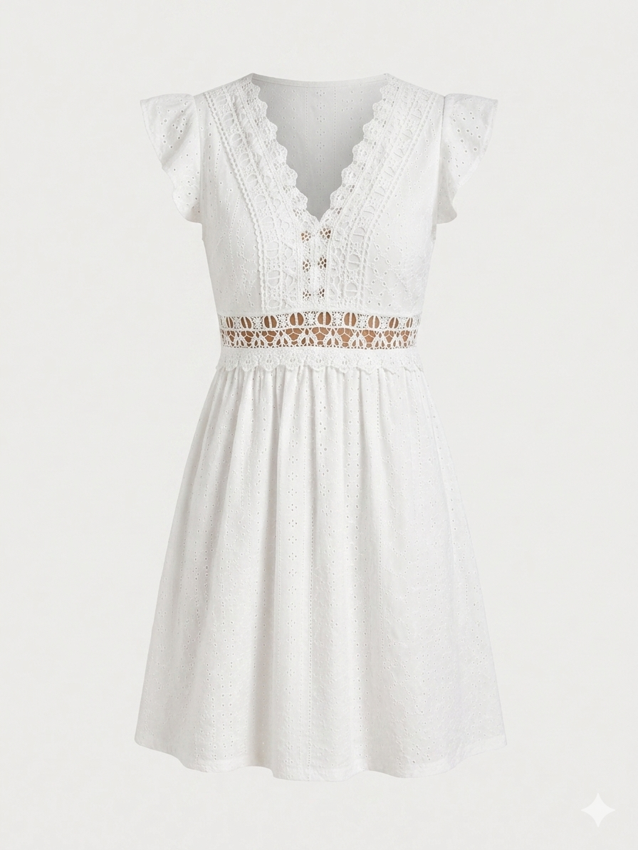 Women’s Elegant Floral Lace Dress