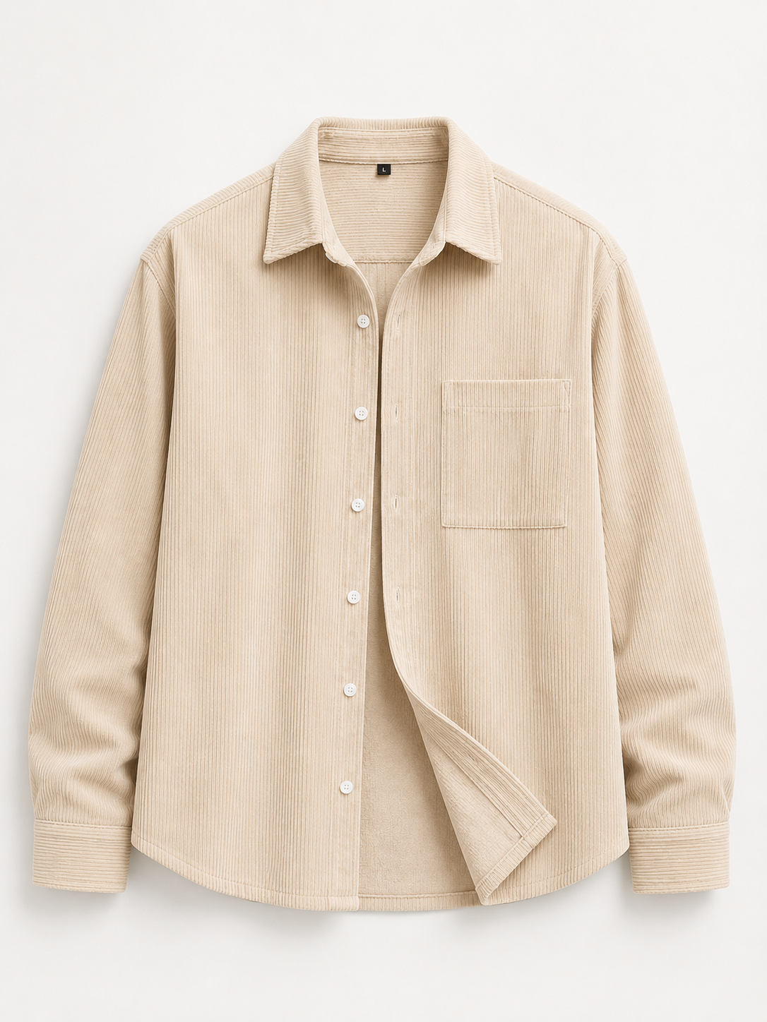 Men's Breathable Button-Up Shirt Lightweight Casual Fit