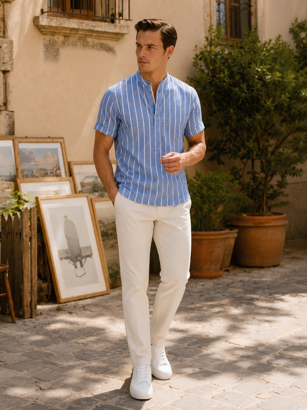 Men's Lightweight Knit Polo Timeless Casual Style