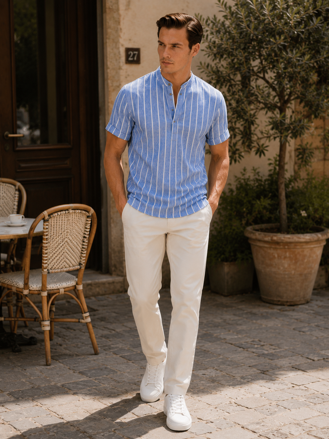 Men's Lightweight Knit Polo Timeless Casual Style