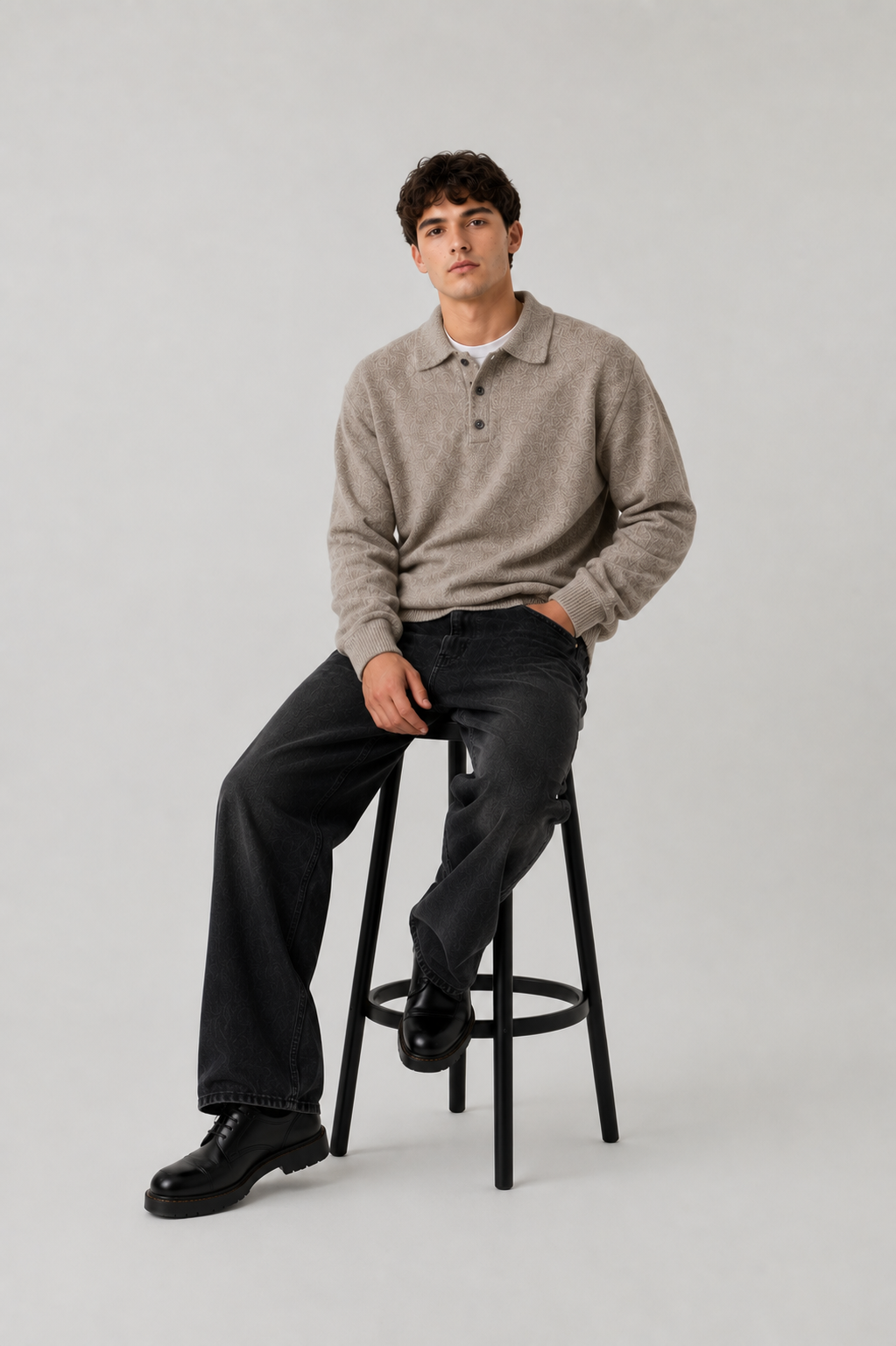 Men's Lightweight Knit Sweater for Casual and Formal Wear