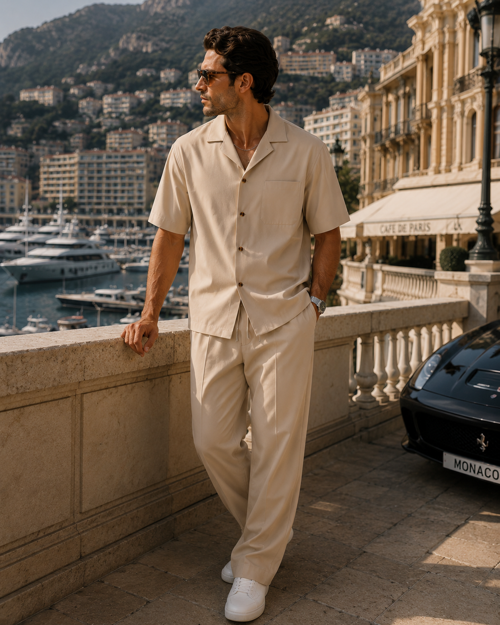 Men's Minimalist Co Ord Set Timeless Resort Wear Style
