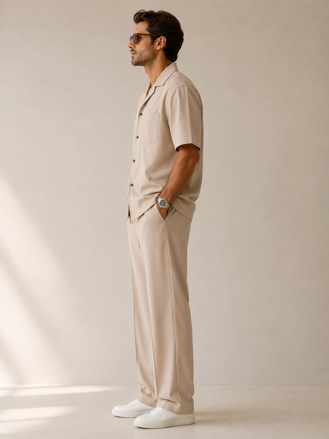 Men's Minimalist Co Ord Set Timeless Resort Wear Style