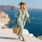 Women's Mediterranean Inspired Kaftan Dress