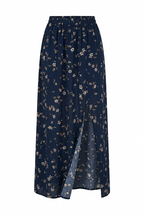 Women's Casual Floral Maxi Skirt Lightweight Summer Style