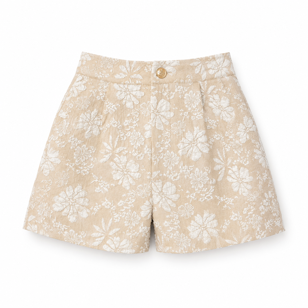 Women's Floral Print Shorts with Pockets Casual Summer Fit