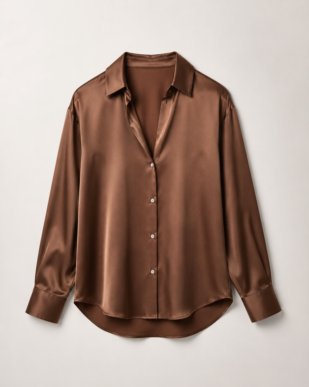 Women's Relaxed Fit Blouse Timeless Minimalist Chic Style