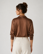 Women's Relaxed Fit Blouse Timeless Minimalist Chic Style
