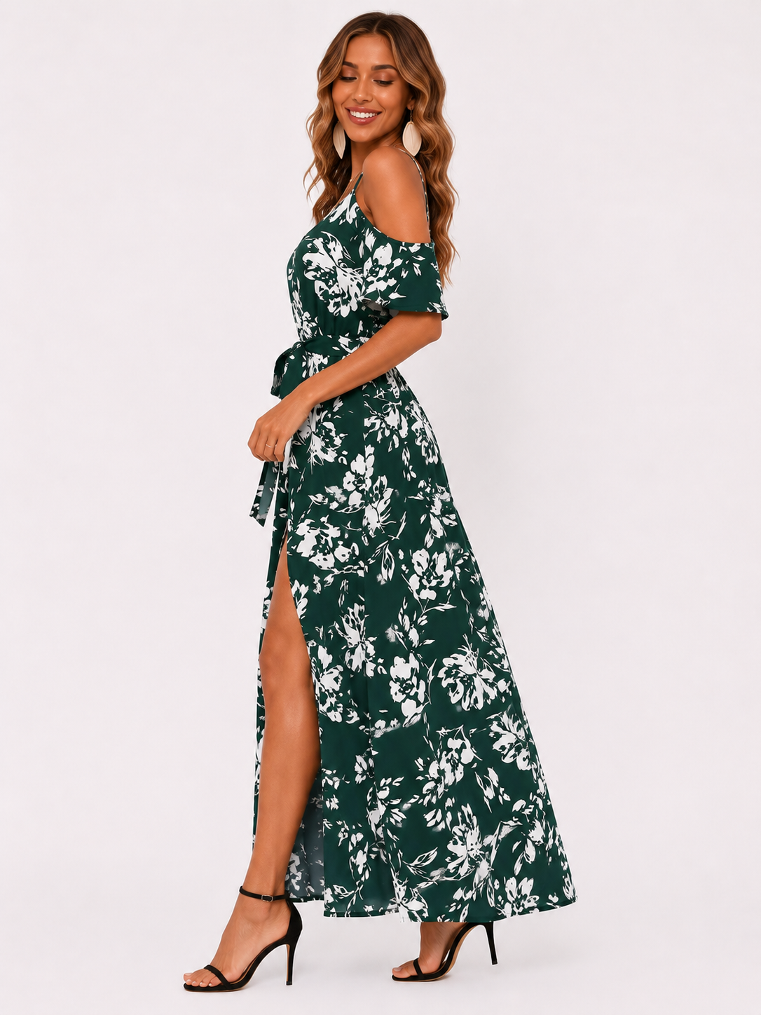 Women's Sleeveless Midi Dress Minimalist Elegant Outfit