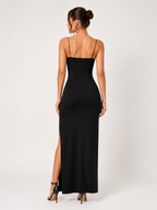 Women's Slim Fit Formal Maxi Dress Timeless Evening Wear