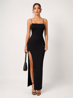 Women's Slim Fit Formal Maxi Dress Timeless Evening Wear