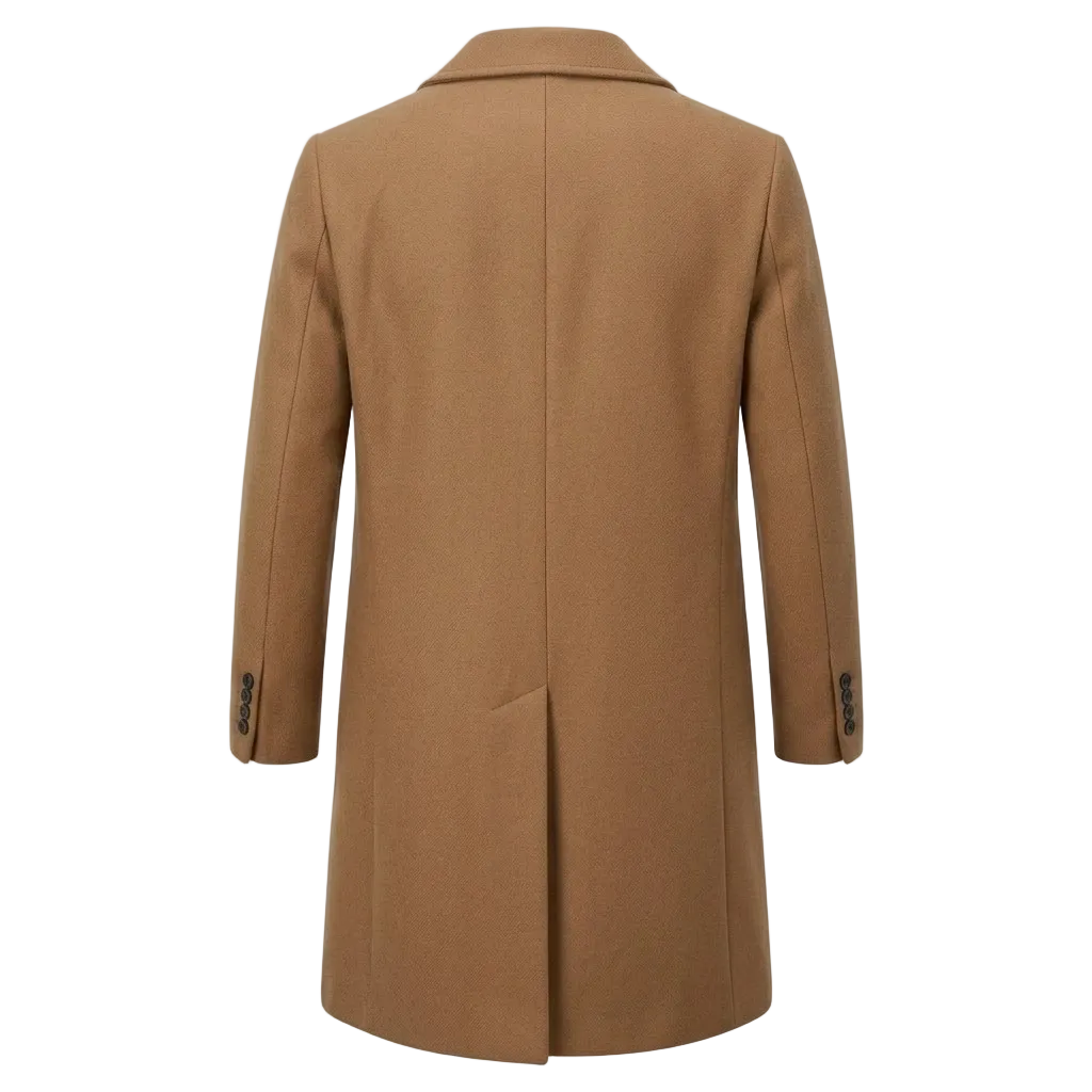 Men's Wool Overcoat Long Winter Warm Classic