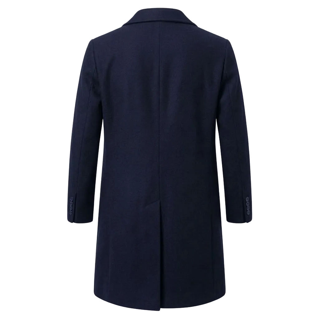 Men's Wool Overcoat Long Winter Warm Classic
