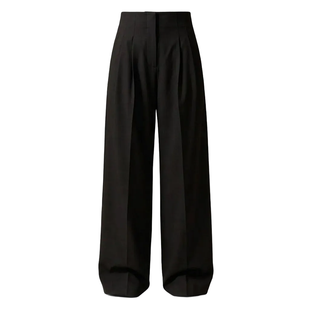 Women's Wide Leg Pants Draped Trousers