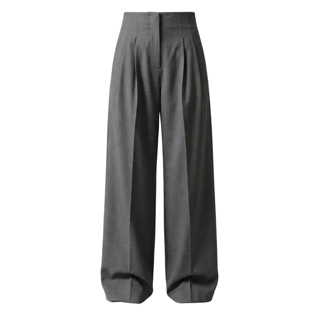 Women's Wide Leg Pants Draped Trousers