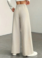 Women’s Corduroy Wide Leg Pants with High Waist and Relaxed Fit