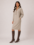 Women's Knitted Midi Jumper Dress